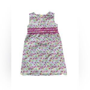 Vintage Lilly Pulitzer Size 5 Scalloped Hem Tulip Spring Spring Shift Dress